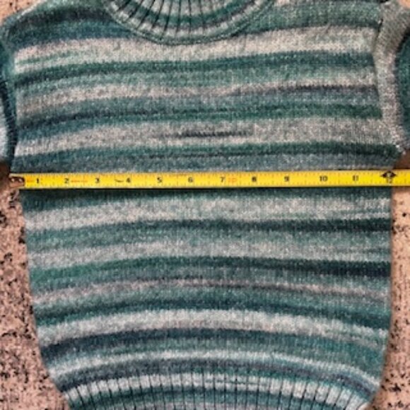 🧡3/15 Epic Threads Space-Dyed Stripes Mock-Neck Sparkle Sweater Kids 5 - Picture 2 of 8
